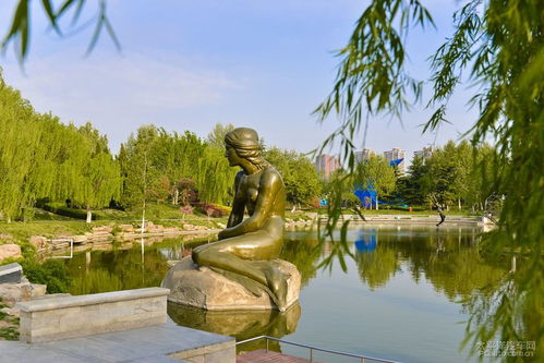最美人间四月天,有福青年春游临沂雕塑公园