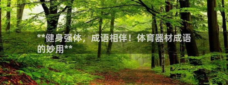 星奥娱乐集团官网：**健身强体，成语相伴！体育器材成
